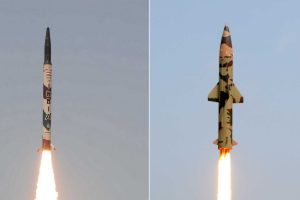 Prithvi-II and Agni-I Tests