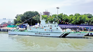 Indian Coast Guard Commissions Adamya-Class Fast Patrol Vessel