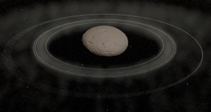 Evolving Ring System Discovered Around Icy Body Chiron Beyond Saturn