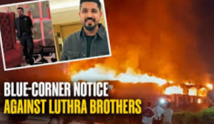 What is Blue Notice: Issued Against Luthra Brothers in Goa Fire Case