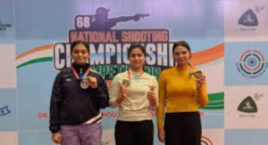 Manu Bhaker, Simranpreet Brar Win Gold at National Shooting Meet