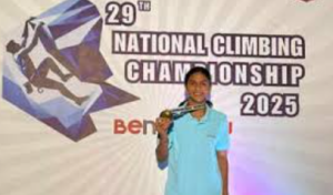 Amieyra Khoslla Wins Gold at National Climbing Championship