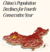 China Population Declines for Fourth Year Despite Incentives