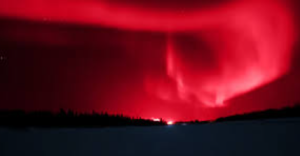 Ladakh Red Sky Signals Rare Solar Radiation Storm