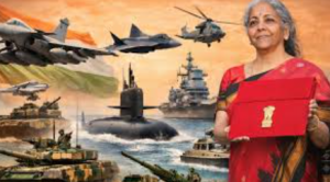 बजट 2026-27 में रक्षा क्षेत्र को सर्वोच्च प्राथमिकता: ₹7.85 लाख करोड़ का अब तक का सबसे बड़ा आवंटन
