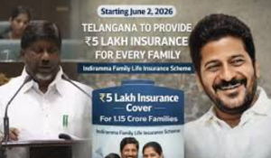 Telangana Launches Indiramma Family Life Insurance Scheme