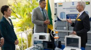 India Gifts 10 BHISHM Cube Units to Jamaica