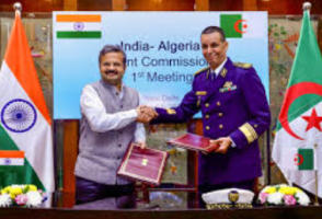 India and Algeria Hold First Joint Defence Commission Meeting