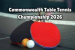 Delhi to Host 2026 Commonwealth Table Tennis Championship