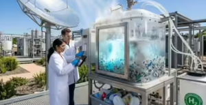Plastic Waste Converted into Hydrogen Fuel Using Sunlight