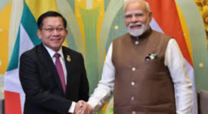 Myanmar President Begins Official Visit to India