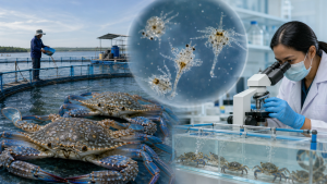 ICAR-CIBA Demonstrates Blue Swimmer Crab Farming