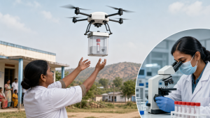 Drone-Based TB Sample Testing Cuts Diagnosis Cost in Telangana