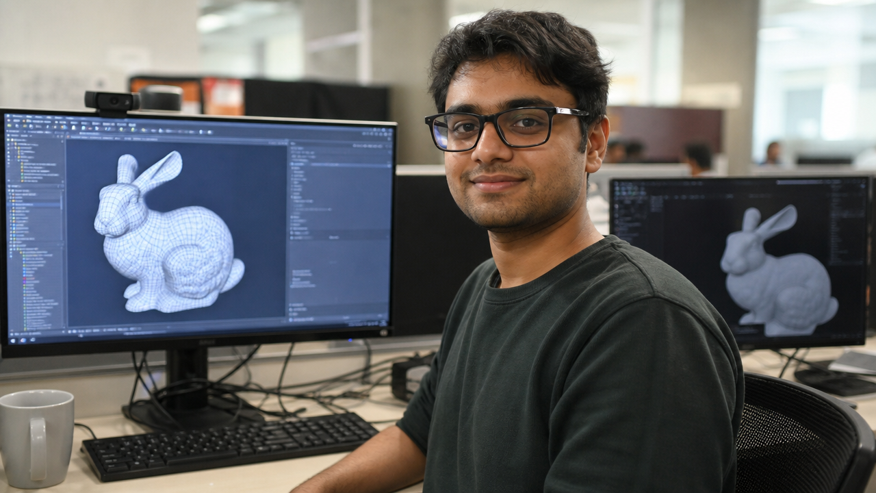 कुणाल भोसीकर का वो आविष्कार, जिसने 3D ग्राफिक्स का बोझ कम कर दिया