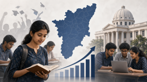 Tamil Nadu Tops India in Higher Education GER