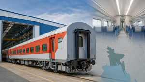 कपूरथला से बांग्लादेश के लिए पहली LHB कोच रेक तैयार