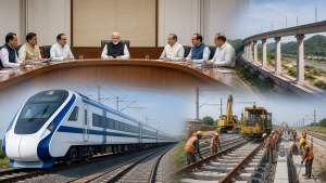 रेल नेटवर्क को नई रफ्तार, 20,804 करोड़ की आठ परियोजनाओं को मंजूरी