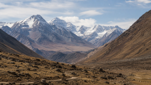 Major Mountain Ranges and Traversed Countries