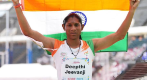 दीप्ति जीवनजी ने एशियाई पैरा खेलों में बनाया नया कीर्तिमान