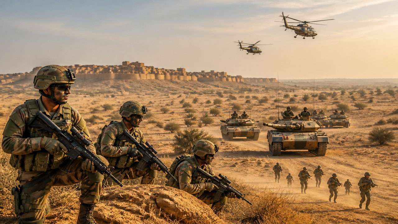 Army Conducts Akhand Prahar-II Exercise in Jaisalmer – GKToday