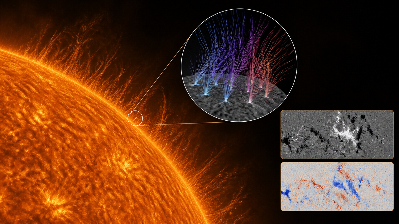 Astronomers Detect Magnetic Threads Above the Sun – GKToday