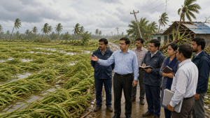 Central team arrives in Andhra Pradesh to assess Cyclone Arnab damage