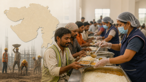 गुजरात में श्रमिक अन्नपूर्णा योजना का विस्तार, भोजन केंद्रों का नेटवर्क 372 तक