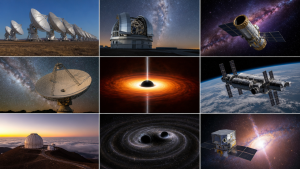 Major Astronomical Observatories Studying Black Holes